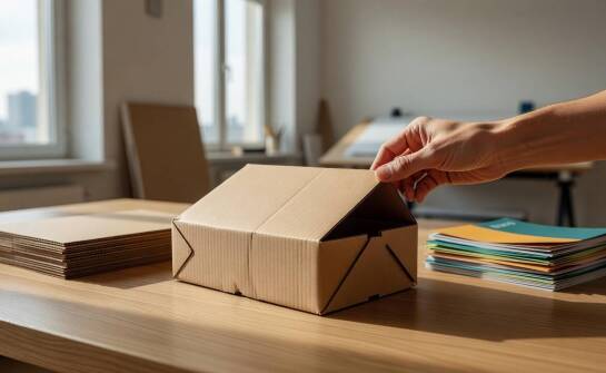 Jak format, gramatura i konstrukcja kartonu zmieniają koszty kampanii B2B oraz wysyłki materiałów reklamowych
