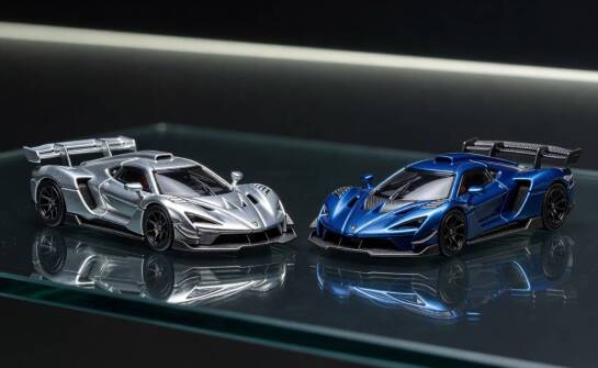 Huayra i Zonda w 1:64 — jak nadwozie i malowanie pozwalają rozpoznać wersję