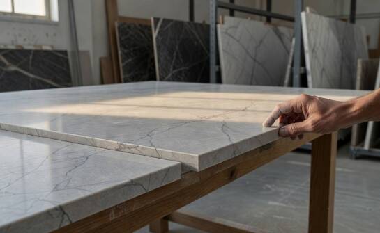 Jak odróżnić spiek kwarcowy od gresu porcelanowego, zanim zapiszesz materiał w projekcie blatu