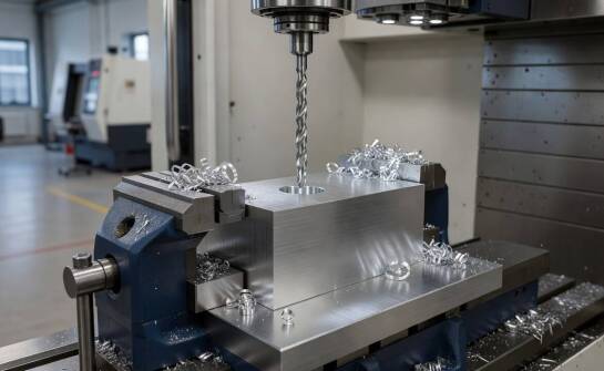 Dlaczego wiercenie głębokiego otworu w aluminium czasem wymaga pracy z obu stron