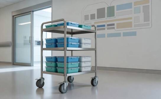 Dlaczego konstrukcja wózka do transportu endoskopów wpływa na higienę i ergonomię obiegu sprzętu