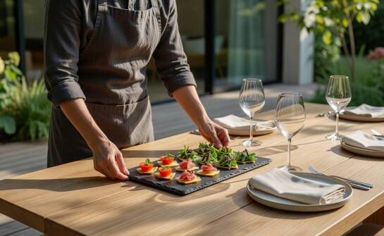Jak dopasować menu i obsługę cateringu do kameralnego przyjęcia w domu lub ogrodzie