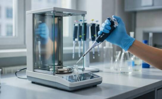 Regularna kalibracja pipet i wag jako warunek powtarzalnych wyników analiz