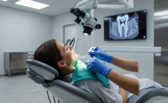 Jak wygląda wizyta endodontyczna, gdy mikroskop, koferdam i tomografia działają razem