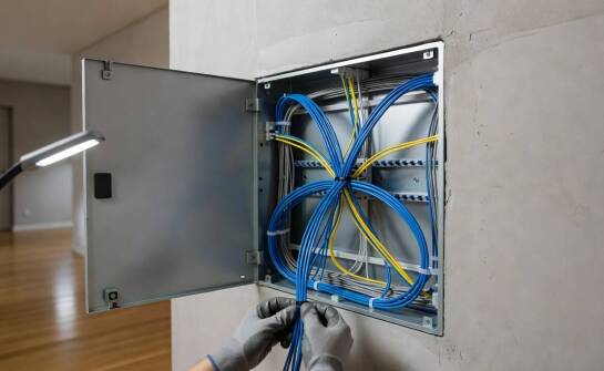 Instalacja elektryczna przygotowana pod automatykę, alarm i monitoring — co trzeba przewidzieć