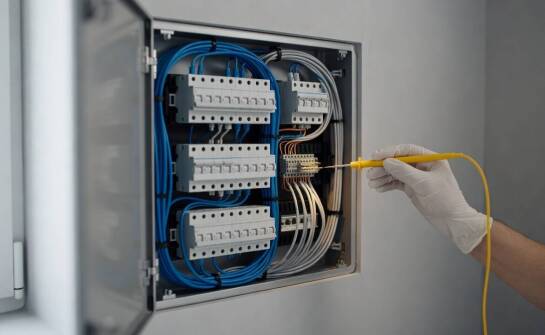 Gdzie instalacja elektryczna ujawnia słabe punkty alarmu, kamer i sieci komputerowej