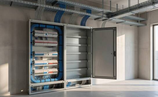 Obciążenie, środowisko i przyszła rozbudowa — projekt instalacji elektrycznej w biurze, lokalu usługowym i małej hali