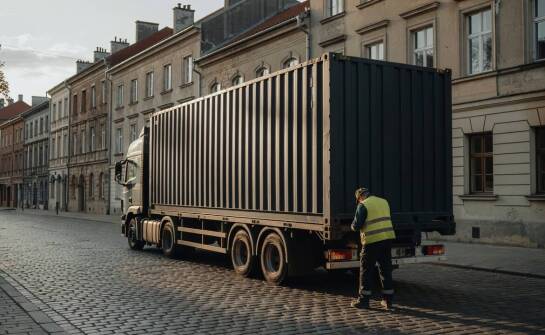 Kiedy transport ciężkich ładunków i kontenerów może wjechać do strefy w centrum Krakowa