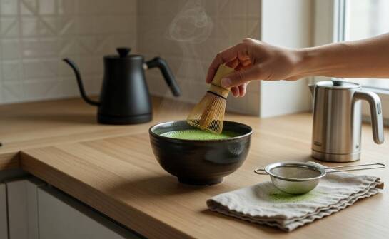 Dlaczego domowa matcha wychodzi gorzka, grudkowata albo zbyt wodnista