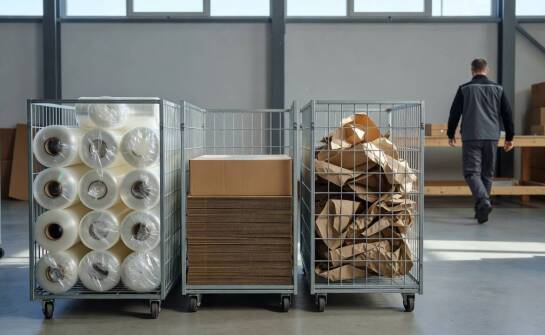 Jak zorganizować segregację i ponowne użycie opakowań po pakowaniu w magazynie e-commerce