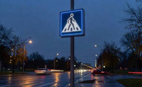 LED, światłowód i podświetlenie — trzy technologie czytelnych znaków na drogach