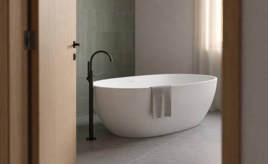 Wie plant man ein kleines Badezimmer mit Badewanne ohne Kompromisse?