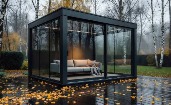 Wie man einen saisonalen Pavillon von einem dauerhaften Erholungsbereich aus Aluminium und Glas unterscheidet