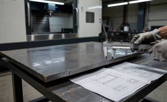 Jak dobrać stalową formatkę pod CNC i spawanie elementów z rysunku technicznego