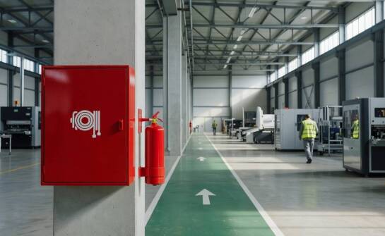 Program szkolenia przeciwpożarowego dla hal produkcyjnych i magazynów — elementy, które trzeba dopasować do ryzyka