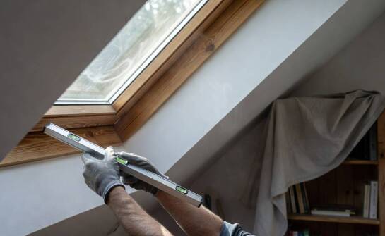 Wie wird ein Dachfenster nach Maß in einem bewohnten Haus eingebaut?