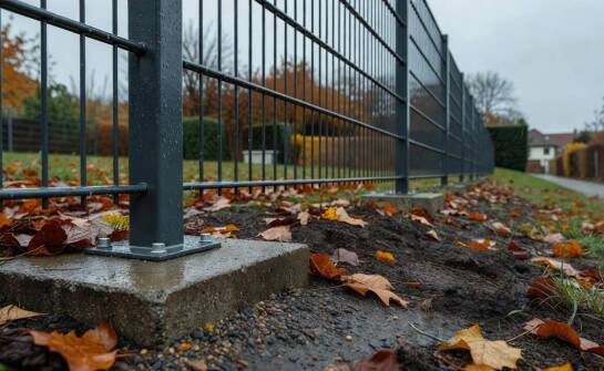 Warum die Planung eines Stahlzauns in Dresden beim Boden beginnt und nicht beim Design der Zaunfelder