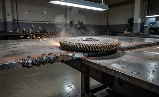 Why Does a Flexible-Finger Disc Remove Scale from Sheet Metal Edges After Thermal Cutting?
