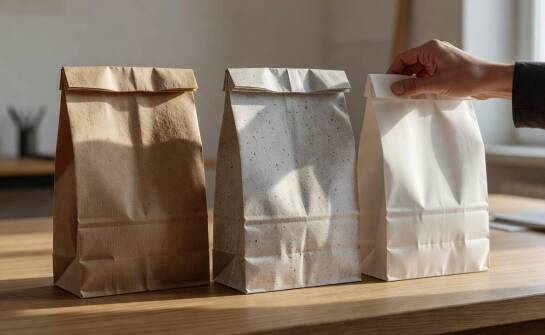 Jak papier kraft, papier z recyklingu i papier powlekany zmieniają zachowanie torby