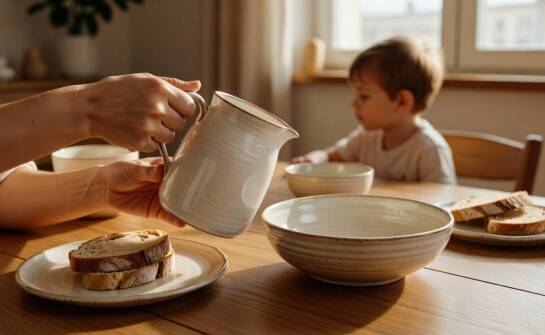 Polish Pottery in Everyday Family Table Rituals