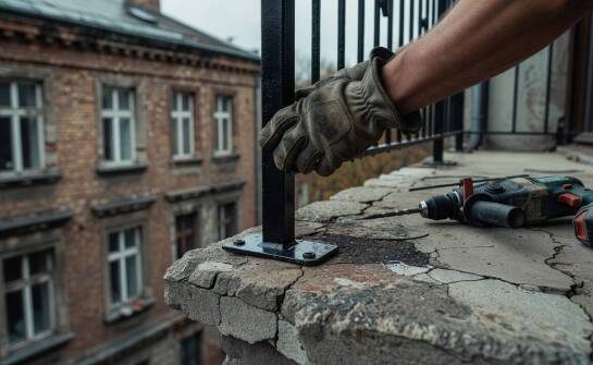Jak stan balkonu wpływa na projekt i montaż balustrady stalowej