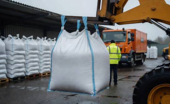 Jak big-bag 1000 kg zmienia organizację zimowego zapasu soli na placu