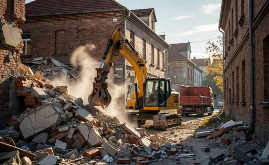 Co podnosi koszt i wydłuża rozbiórkę budynku na terenie Leszna