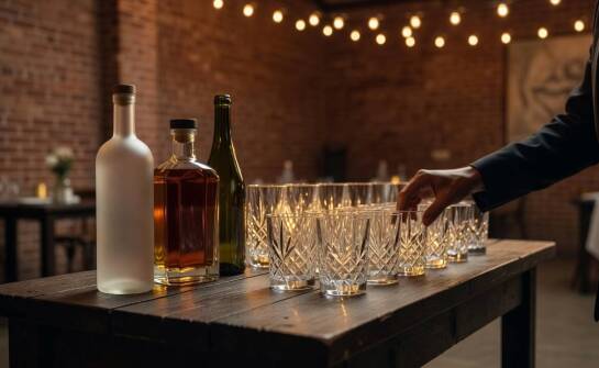 Jak rozplanować mocny alkohol na weselu, gdy goście wybierają różne trunki