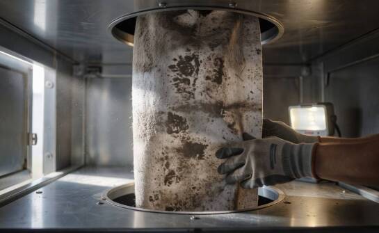 Dlaczego pyły z recyklingu i spalarni szybciej obciążają filtrację workową