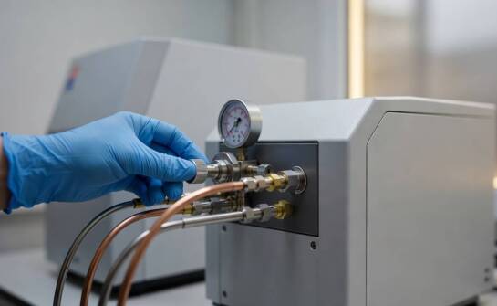 Jakie wyposażenie odpowiada za wiarygodność analiz gazów, izotopów i chromatografii w laboratorium
