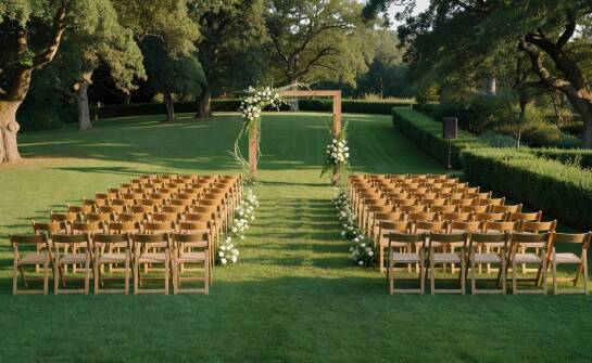 Ceremonia ślubna w ogrodzie sali — jak rozplanować układ gości, nagłośnienie i przebieg przysięgi