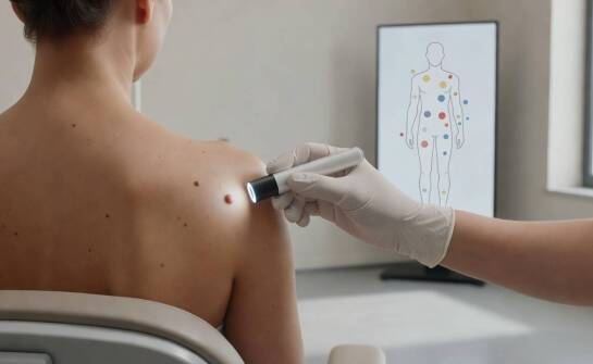 Gdy znamion jest dużo, mapa zmian mówi więcej niż pojedynczy obraz dermatoskopowy