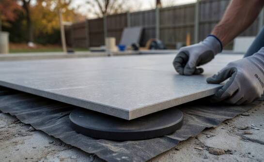 Jak dobrać wysokość, średnicę i materiał podpór do niskiego tarasu na różnych podłożach