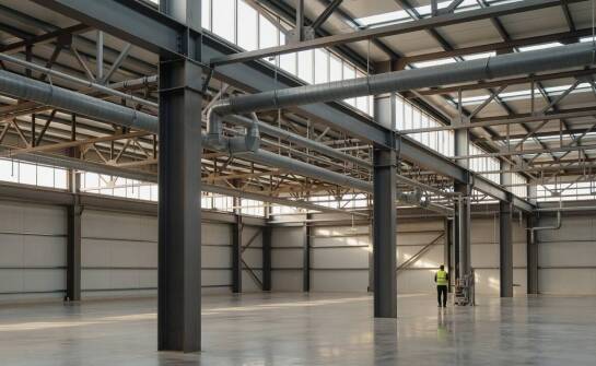 Dlaczego obciążenia maszyn, wentylacja i serwis urządzeń zmieniają projekt hali stalowej