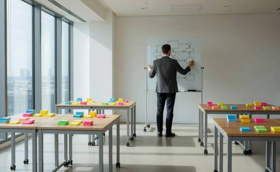 Jak układ sali wpływa na szkolenie z częścią wykładową, ćwiczeniami i pracą w grupach