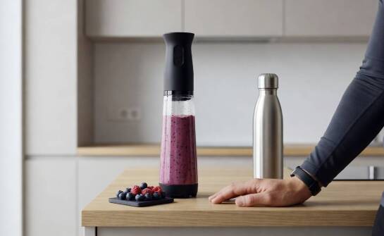 Co w opisie produktu zdradza, czy bezprzewodowy blender poradzi sobie z gęstym smoothie po treningu