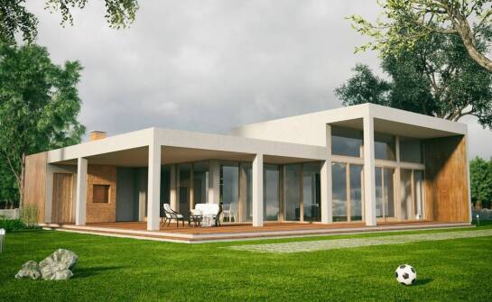 Projekty domów parterowych z płaskim dachem: nowoczesne podejście do designu