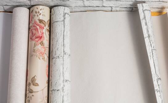 What are the advantages of using pastes when installing wallpaper?