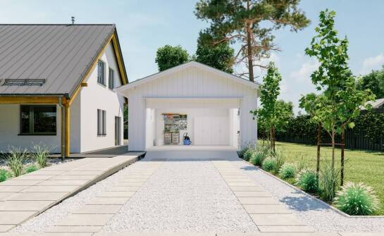 Garaż blaszany 3x5 drewnopodobny a ekologia: wykończenie przyjazne środowisku