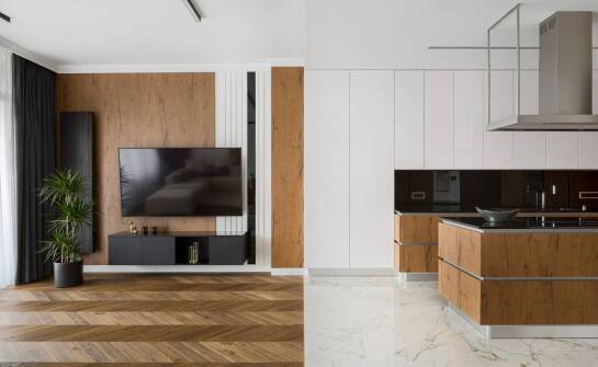 Co wyróżnia nowoczesne wnętrza apartamentów w centrum Wisły?