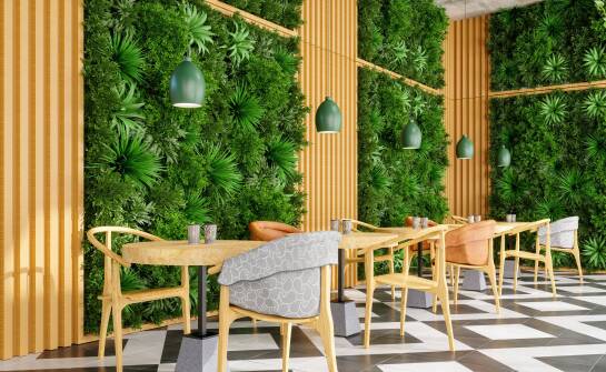 Ogrody wertykalne jako innowacyjne rozwiązanie dla restauracji i kawiarni
