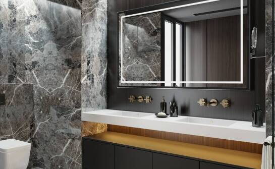 Czy Rea Lungo Gold Szczotkowana pasuje do klasycznych aranżacji łazienek?