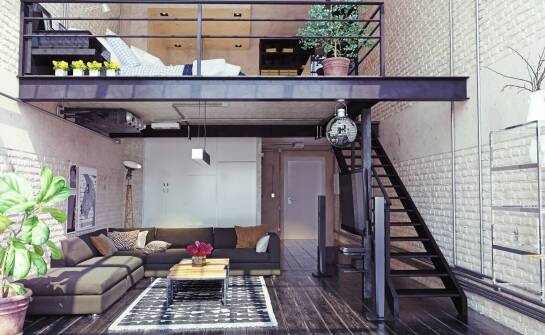 Wpływ antresoli na estetykę wnętrza nowoczesnej stodoły