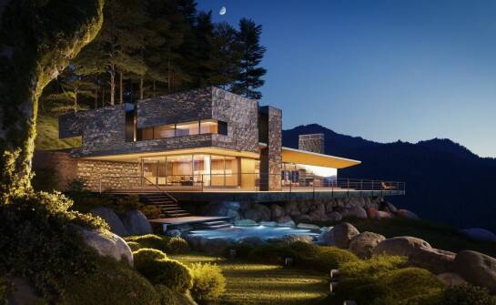 Wyjątkowe udogodnienia w luksusowych noclegach pośród górskich krajobrazów