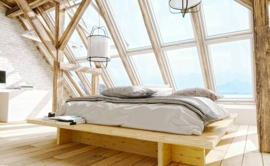 Łóżko drewniane z podnoszonym stelażem – wygoda, funkcjonalność i styl wnętrza