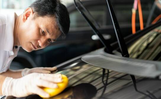 Jak przebiega usuwanie pęknięć i odprysków w szybach samochodowych?