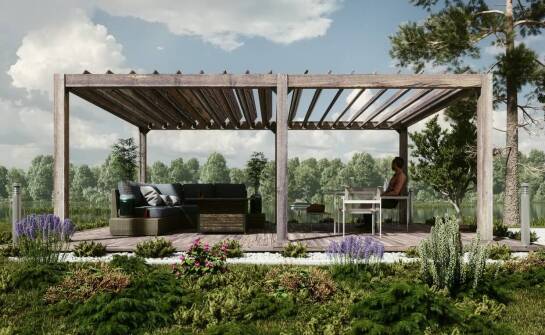 Wpływ wiat drewnianych ogrodowych na komfort użytkowania przestrzeni zewnętrznej