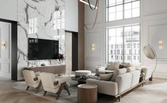 Zastosowanie ciężaru drewna klejonego w architekturze wnętrz