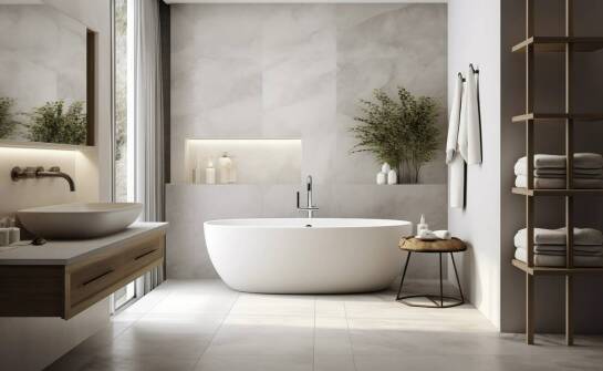 Wie richtet man ein minimalistisches Badezimmer ein?