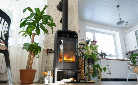 Jakie funkcje oferuje nowoczesny piec 5 klasy na drewno z podajnikiem?